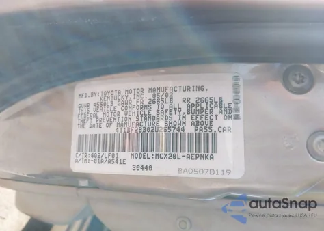 2002 Toyota Avalon Xl/Xls from USA, damaged, VIN 4T1BF28B02U265744